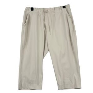 LIVI Lane Bryant Capri Trouser Pants Size 18/20 Light Beige Pull On Stretch